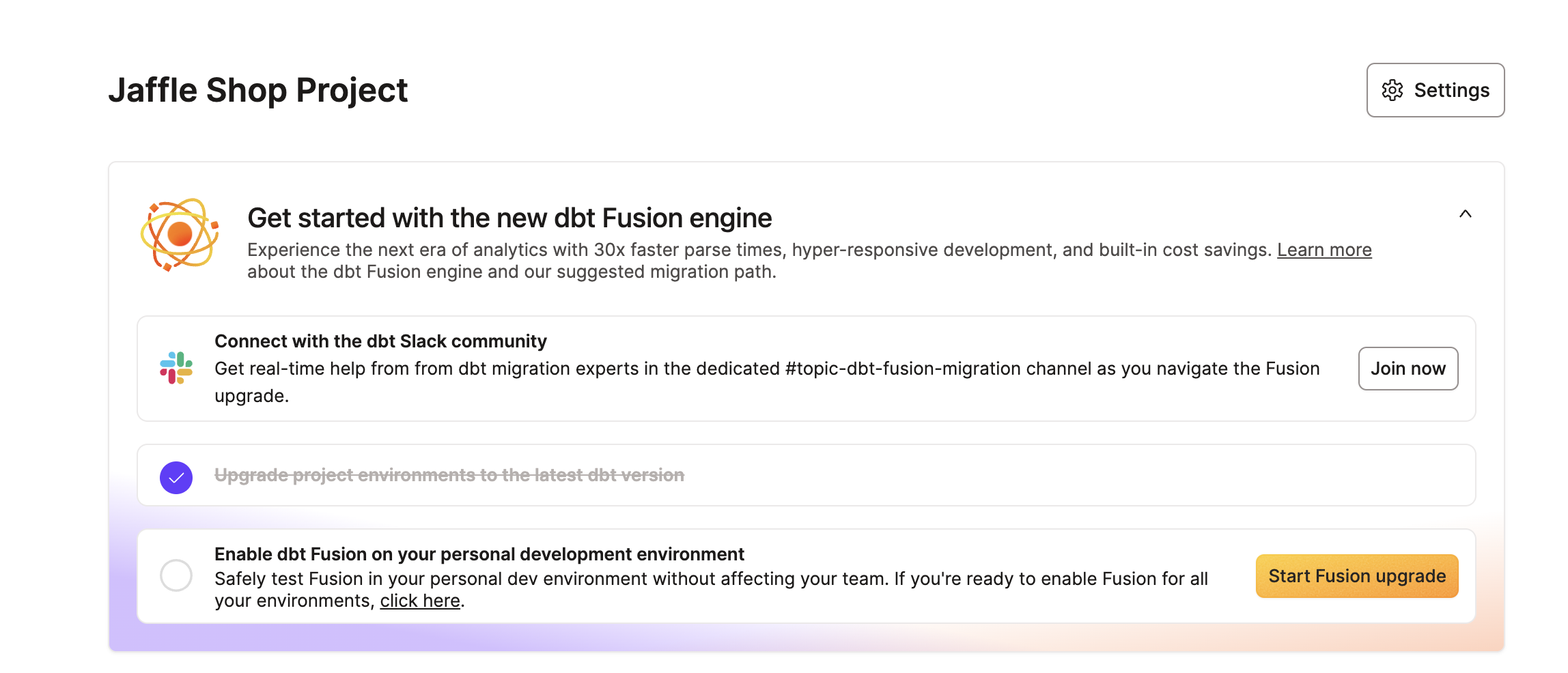 The Fusion upgrade assistant.